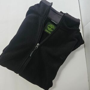 Men's Timberland Fleece Vest Jacket - Black - Large - Gently Used